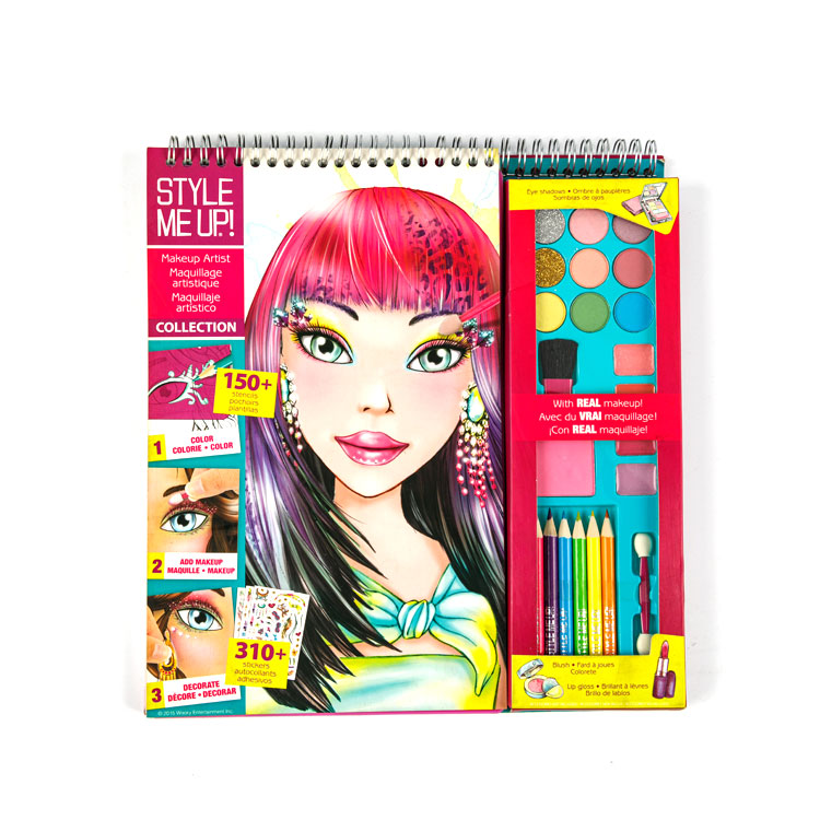 Sketch Book - Spiral book na may Crayon Pad BG