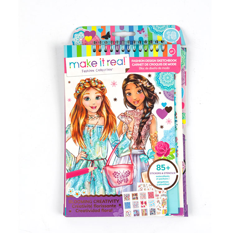 Sketch Book - Nangungunang Spiral Book Lovely Sisters