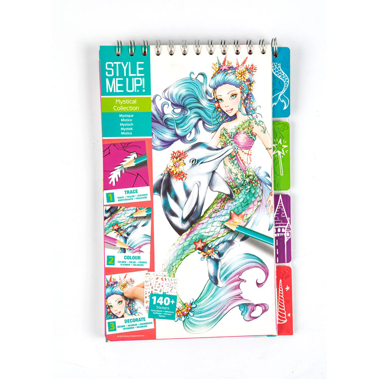 Sketch Book- Nangungunang Spiral Book Mermaid